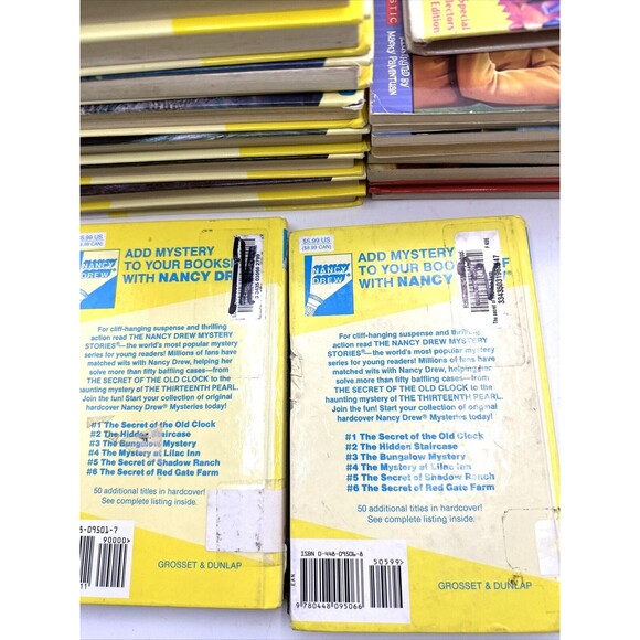 Lot of 19 Nancy Drew Series by Carolyn Keene HARDCOVER/PAPE RBACK - Picture 6 of 10